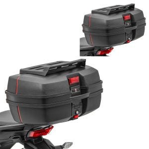 2x Motorrad Topcase Bagtecs DK45 Universal 45 Liter mit Gepäckgrill Spar-Set