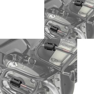 2x Sturzbügelschutz Motoguard CP8 22-28mm Schutzbügel Sturzpads Protektoren schwarz Spar-Set