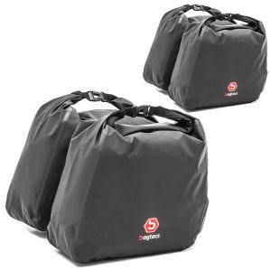 2x Wasserdichte Koffer Innentaschen passend für Bagtecs Seitenkoffer SC22 Spar-Set