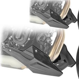 2x Bugspoiler passend für BMW F900 R / XR 20-24 Motorschutz Zaddox BS1 Carbon-Look Spar-Set