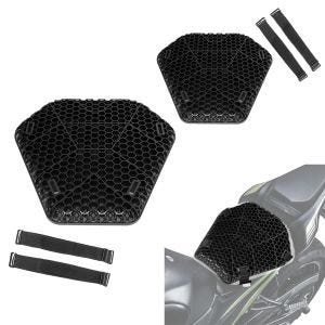 2x Motorrad Gelkissen Tourtecs AC2 TPE Gel L Komfort Sitzkissen schwarz Spar-Set