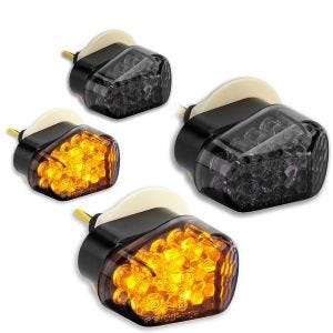 2x LED Verkleidungs Blinker Motorrad Lumitecs TX20 E-Prüfzeichen 2 Stück Spar-Set