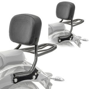 2x Sissy Bar compatible avec BMW R 18 / Classic 20-24 Dossier detachable + porte-bagages QL2 Discount Set