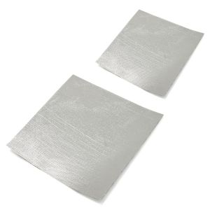 2x Feuille de protection thermique pour moto Plaque adhésive pare-chaleur Zaddox 50x25cm Discount Set