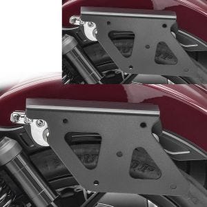 2x Satteltaschenhalter passend für Honda Rebel 1100 CMX 21- Kofferträger abnehmbar Craftride QL links Spar-Set