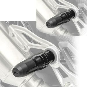2x Roulette de protection pour echappement Motoguard CP4 noir Discount Set