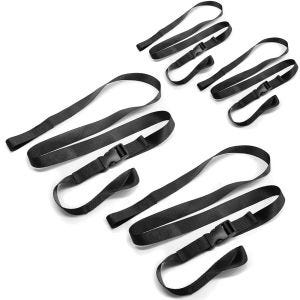 2x Moto Sangle Set ConStands sangles fixation à boucles 1,5m noir Discount Set