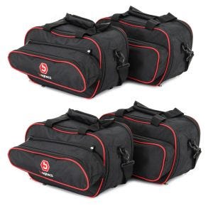2x Koffer Innentaschen passend für Ducati Multistrada 15-20 Seitenkoffer Bagtecs Spar-Set