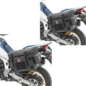 2x Wasserdichter PVC Motorrad Seitenkoffer universal Koffer Bagtecs BPW Spar-Set