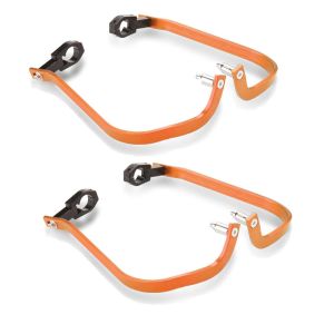 2x Handprotektoren Enduro XDure HP18 Motocross Handschützer Universal orange Spar-Set