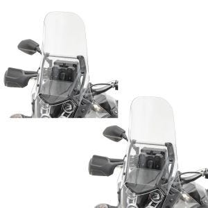 2 x Bulle Touring compatible avec Yamaha Tenere 700 19-24 pare brise Airoad clair Set Discount