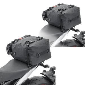 2x Sacoche de selle Moto Bagtecs KH3 Sac à dos arrière 30 Litres noir Discount Set