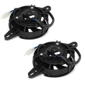 2x Kühlerventilator Universal passend für Enduro / Motcross XDure VC1 Kühler Lüfter Spar-Set