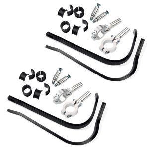 2x Handprotektoren Enduro XDure HP19 Motocross Handschützer Universal schwarz Spar-Set