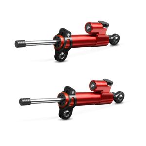 2x Lenkungsdämpfer Motorrad Zaddox LD1 Stabilisator universal rot Spar-Set