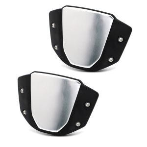 2 x Pare brise Alu / Bulle Saute vent compatible avec Honda CB 650 R 19-24 Airoad CW14 noir Set Discount