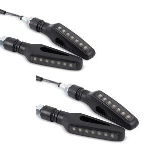 2x Lauflicht Blinker Motorrad Lumitecs KP32 LED Blinker mit E-Prüfzeichen 2 Stück Spar-Set
