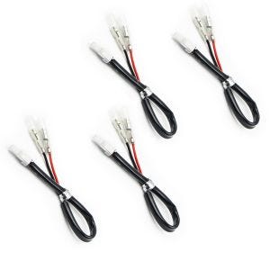 2x Câble adaptateur clignotant moto compatible avec Motocross, Enduro Lumitecs 2 pièces AK5 Discount Set