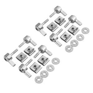 2x Attache rapide pour sacoches cavalières moto + valises latérales VS6 Discount Set