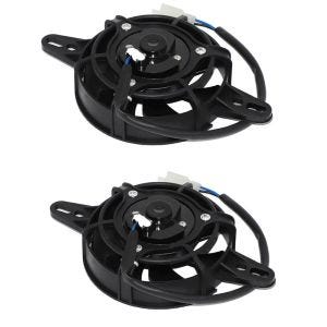 2x Kühlerventilator Universal passend für Enduro / Motcross XDure RV2 Kühler Lüfter Spar-Set