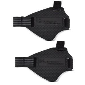 2x Schuhschutz Motorrad XGP Gear shift Pad rutschfest + verstellbar in schwarz Spar-Set