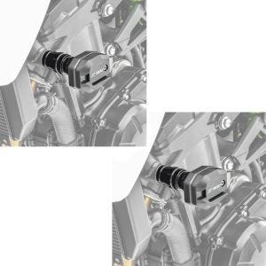 2x Roulettes de protection compatible avec Kawasaki Z 900 17-24 RX4 noir Discount Set