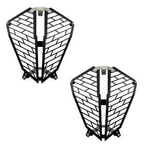 2x Grille de phares avant compatible avec KTM 790 Adventure / R 19-21 Motoguard SG2 Grille de protection des phares Discount Set