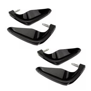 2x Motorrad Handprotektoren Motoguard RH2 Handschützer universell schwarz Spar-Set