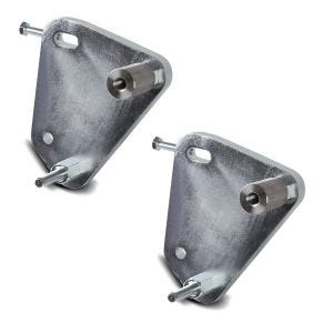 2x Plaque d'adaptation pour ConStands Power Classic / Evo compatible avec Honda CBR 1100 XX 97-07 Discount Set