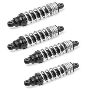 2x Stossdämpfer hinten 12" (305mm) passend für Harley Davidson Dyna 1991-2017 chrom Craftride Spar-Set