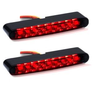 2x Motorrad LED Rücklicht Streifen mit Bremslicht und Dauerlicht Lumitecs TX41 mit E-Prüfzeichen Spar-Set