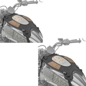 2x Système de fixation pour sacoche de réservoir Craftride Vintage Base Universal Discount Set