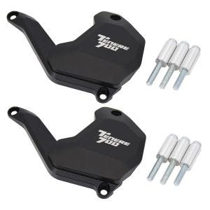 2x Protection pompe à eau compatible avec Yamaha Tenere 700 19-24 couvercle de pompe à eau Motoguard WTP Discount Set