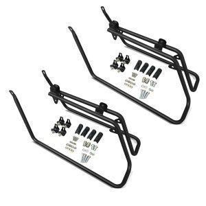 2x Seitenkoffer-Träger passend für Harley Davidson Dyna 08-17 Craftride Kofferträger Bagger Umbau Spar-Set