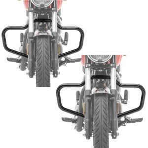 2x Pare cylindre Mustache compatible avec Royal Enfield Meteor 350 21-24 Craftride 32mm Discount Set