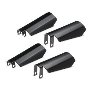 2x Handprotektoren passend für Harley Davidson Dyna / Touring -2006 Handschutz Craftride HP1 schwarz Spar-Set