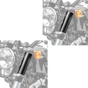 2x Caches tubes de fourche compatible avec Harley Davidson Sportster Forty-Eight 48 10-15 Craftride GC2 Set Discount