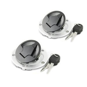 2x passend für Kawasaki II Motorrad OEM Tankdeckel mit Schlüssel Tourtecs Tankverschluss Spar-Set