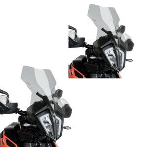 2 x Bulle Touring compatible avec KTM 790 Adventure / R 19-21 fumé clair Puig Set Discount