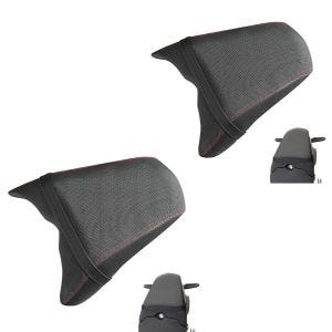 2x Soziussitz passend für Honda CB 1000 R 18-24 Beifahrersitz schwarz Spar-Set