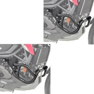 2x Pare-carter compatible avec Honda NC 750 X 21-24 garde moteur X21 noir Discount Set