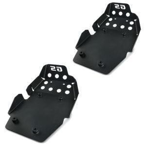 2x Sabot moteur compatible avec BMW F 650 GS 08-12 noir pare moteur Aluminium Discount Set