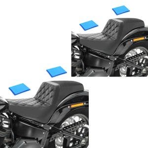 2x Selle Biplace Gel compatible avec Harley Davidson Sport Glide 18-24 Craftride SP8B Set Discount