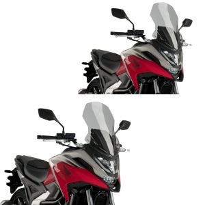 2 x Bulle Touring compatible avec Honda NC 750 X 21-24 fumé clair Puig Set Discount