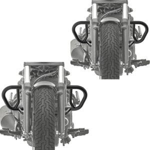 2x Sturzbügel passend für Honda Rebel 1100 CMX 21-24 Motor Schutzbügel Craftride HB2 Spar-Set