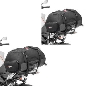2x Sacoche arrière Moto Bagtecs HD75 Impermeable pour selle passager 75L Discount Set