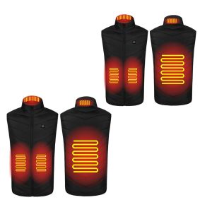 2x Beheizbare Weste Größe XL HW1 USB Heizweste Thermo Steppweste Spar-Set