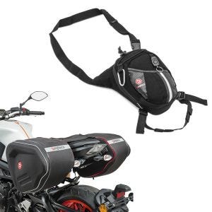 Set: Seitentaschen RF1 40-60 Liter Volumen Softshell + Beintasche LB8 2,8 Liter Leg Bag