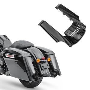 Set: Seitenkoffer Stretched für Harley Touring 2014-2021 + Kotflügelverlängerung hinten für Harley Touring 14-20_1