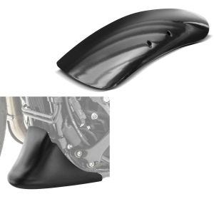 Set: Bugspoiler Harley Davidson Sportster 04-20 in schwarz + Metall Front Fender Kurz für Harley Sportster Forty Eight 48_1